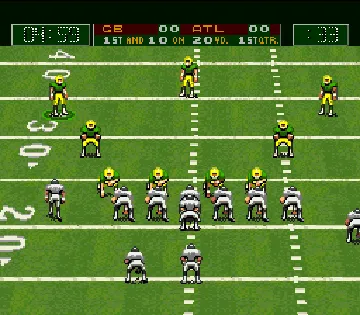 Capcom's MVP Football (USA) screen shot game playing